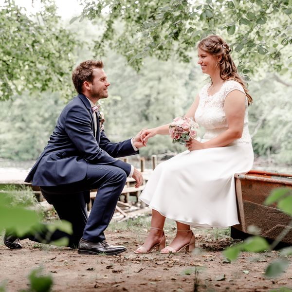 Detailaufnahme der Eheringe – Hochzeitsfotografie am Niederrhein