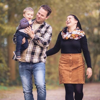 Familienfoto der Familie Finken in Rheurdt